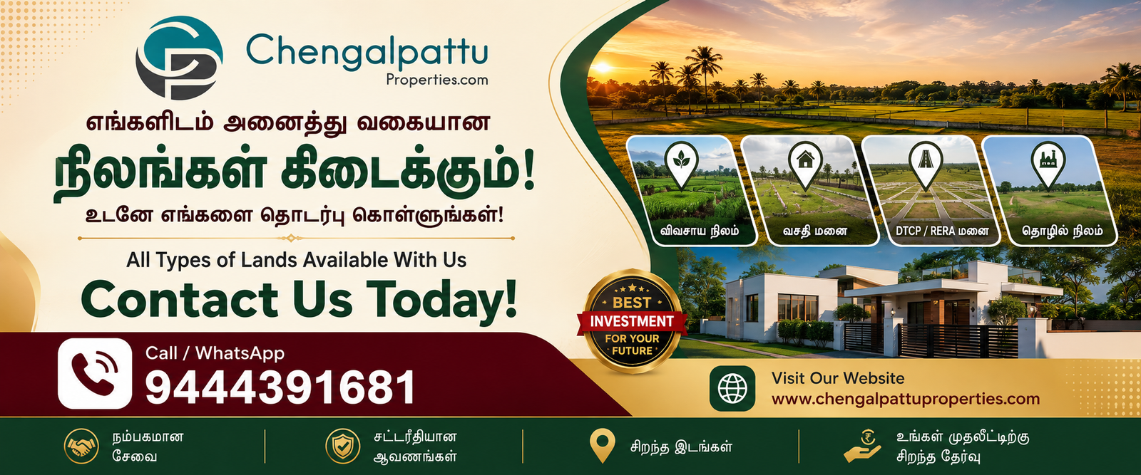 Comprehensive Real Estate Investment Guide for Chengalpattu & Surrounding Regional Hubs